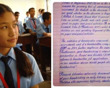 The World's Most Exquisite Handwriting Belongs to a Nepalese Girl